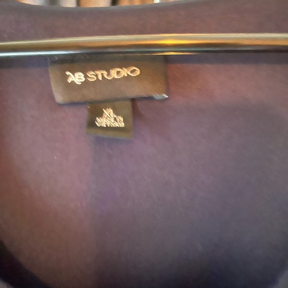 AB Studio Navy Blue Blouson Dress, Size XL - Picture 5 of 7